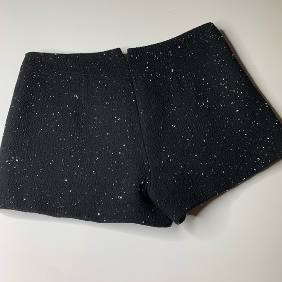 Rag and Bone NEW tweed speckled black shorts sz 10 - Picture 7 of 8